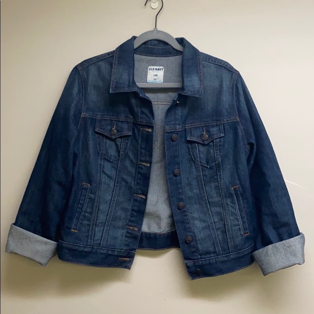 Old Navy Dark Wash Jean Jacket